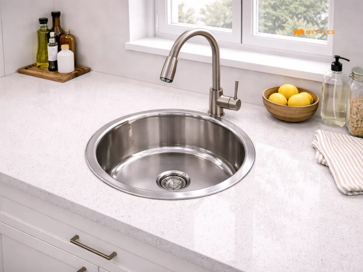 Futura Kitchen Sink Round Bowl
